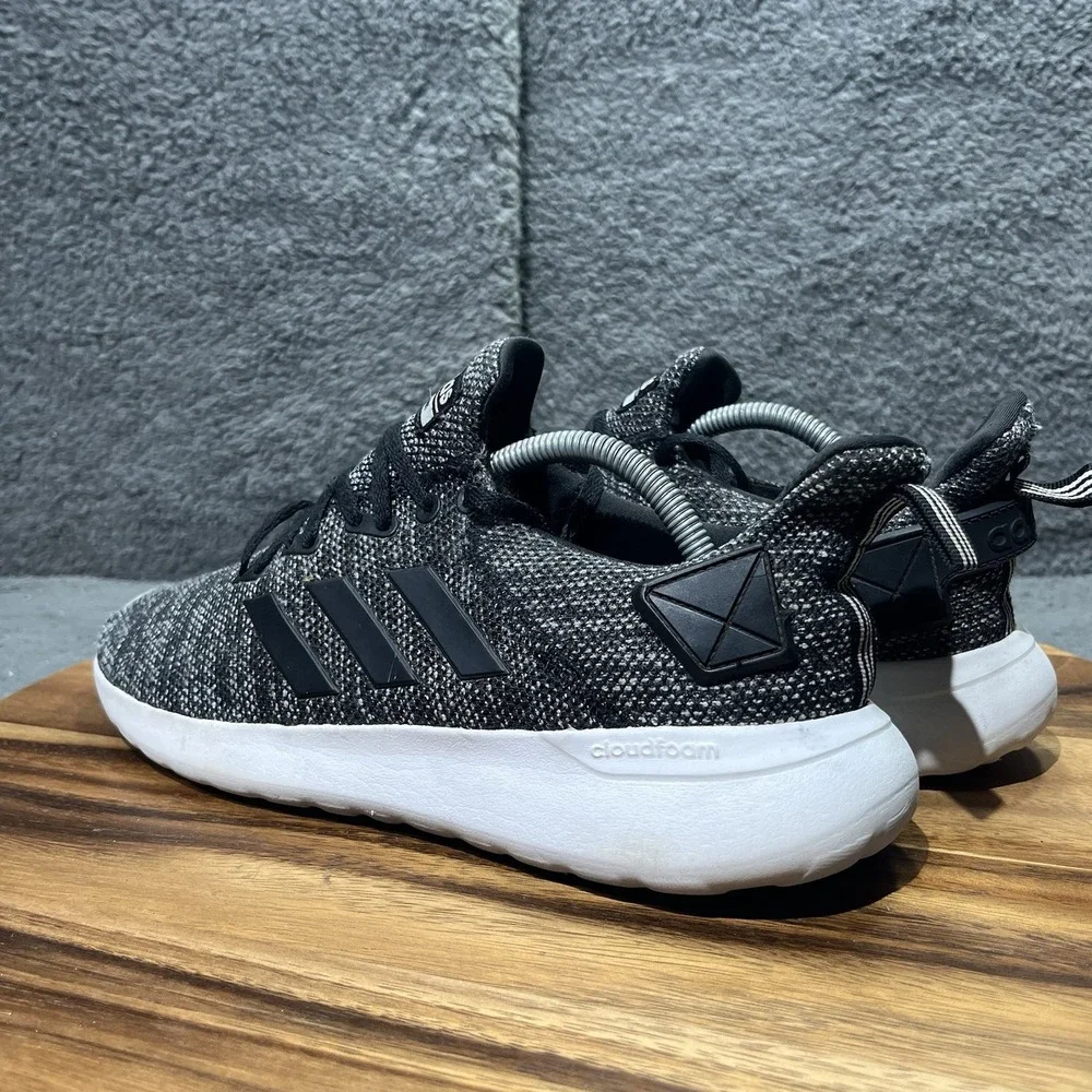 ADIDAS Mens Size 10 Gray‎ Lite Racer BYD Sport Sneaker Athletic Shoes NO INSOLES
